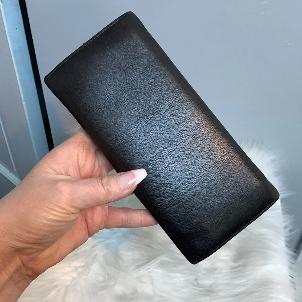 Authentic Dunhill long flap coat wallet - Picture 3 of 17